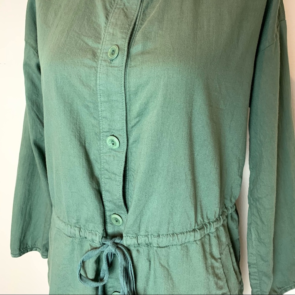 Eileen Fisher Nori Cotton Twill Shirttail Jacket